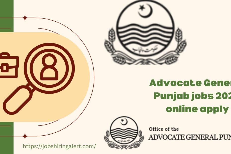 Advocate General Punjab jobs 2024 online apply